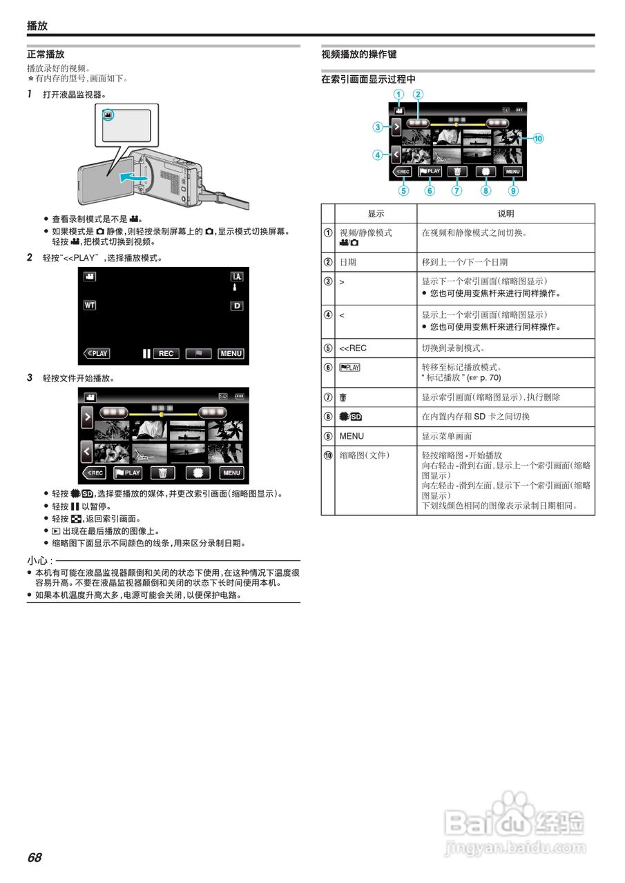 胜利GZ-VX875摄像机使用说明书:[7]