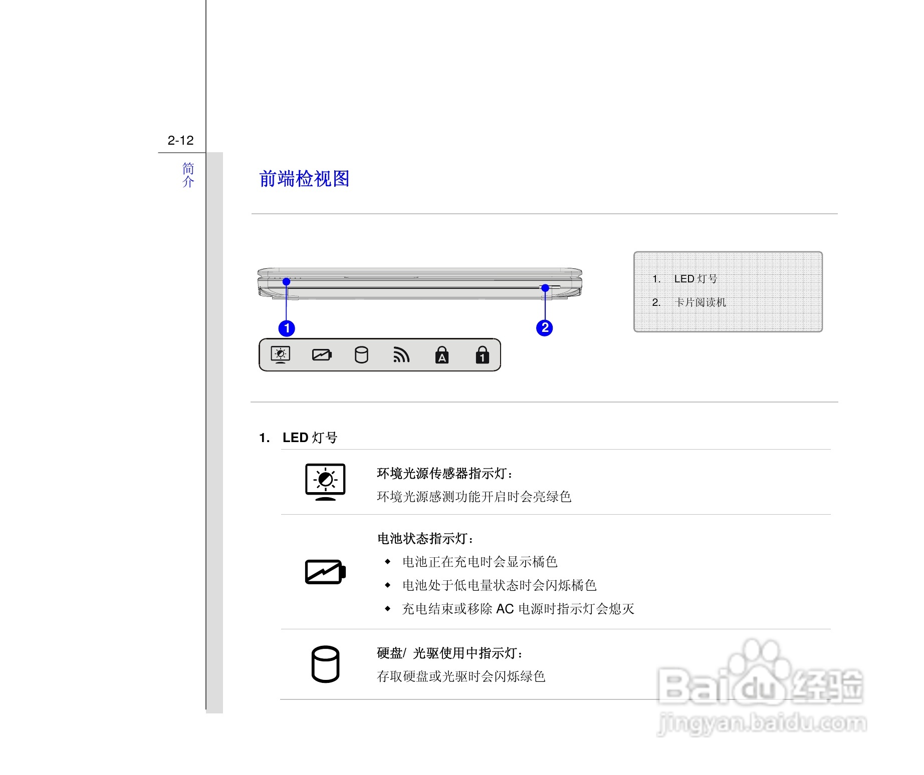 微星MSI CX640MX笔记本电脑使用说明书:[4]