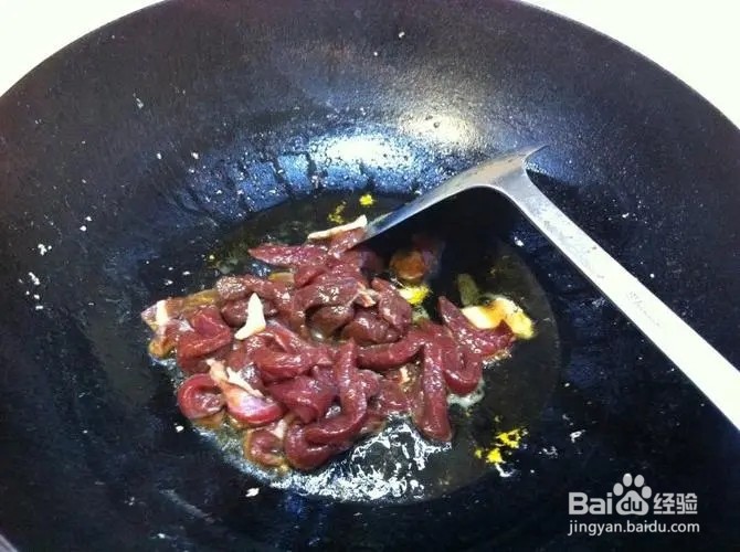 青菜头炒牛肉