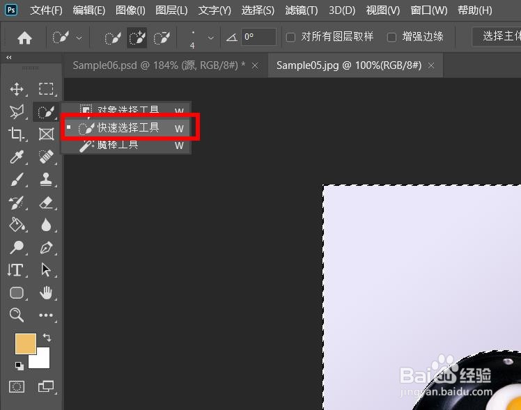PS如何判断该使用哪种抠图工具--快速选择工具