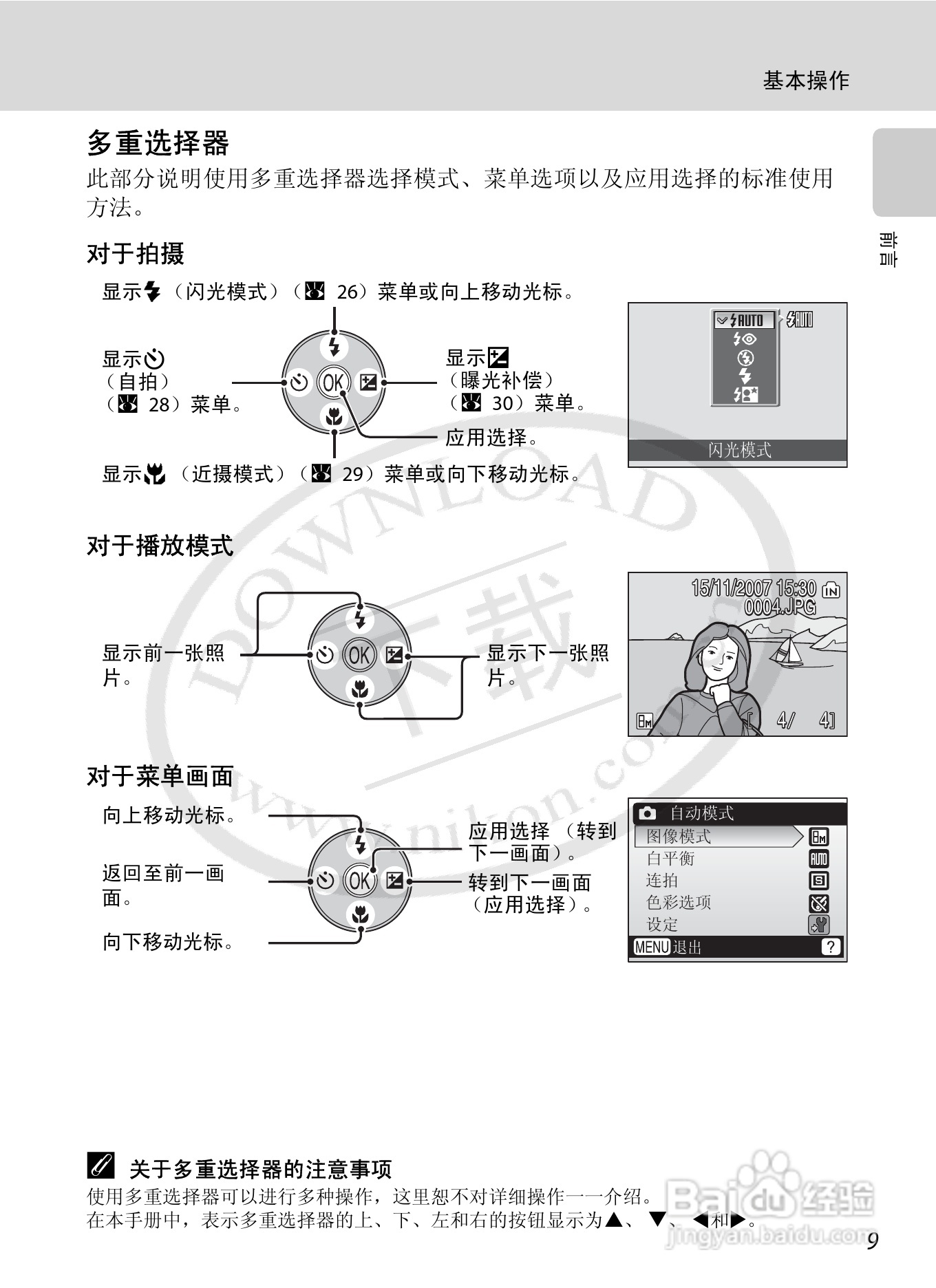 Nikon COOLPIX L15数码相机用户手册:[3]