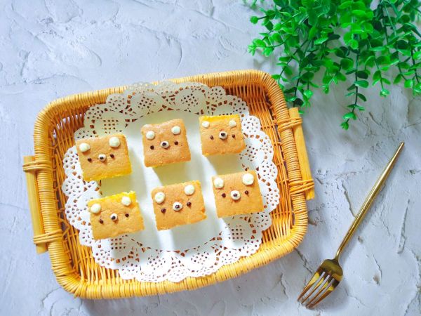 香橙芝士古早蛋糕