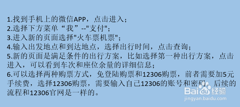 微信如何购买火车票