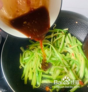 小炒西葫芦的制作方法