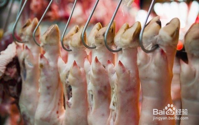 如何区分猪蹄的前蹄和后蹄?