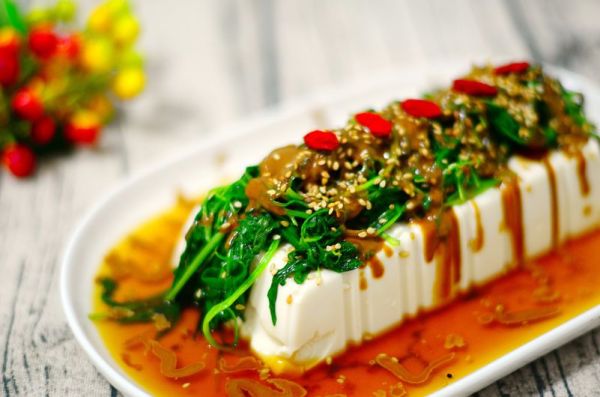 芝麻叶麻将豆腐