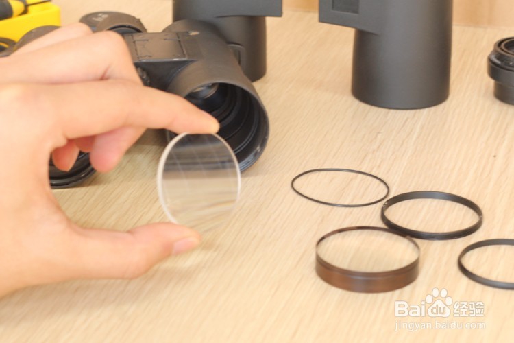 屋脊结构双筒望远镜拆解图望远镜结构图