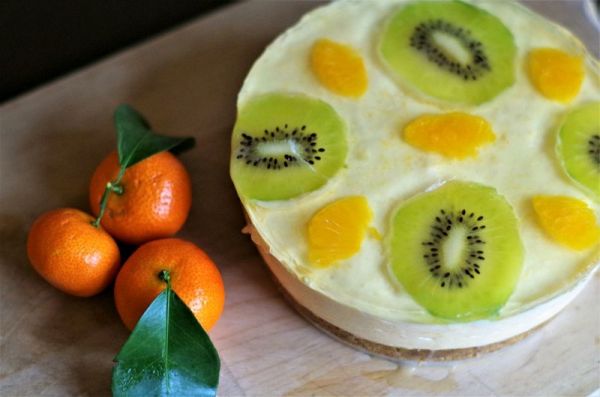 橘子慕斯蛋糕（免烤）