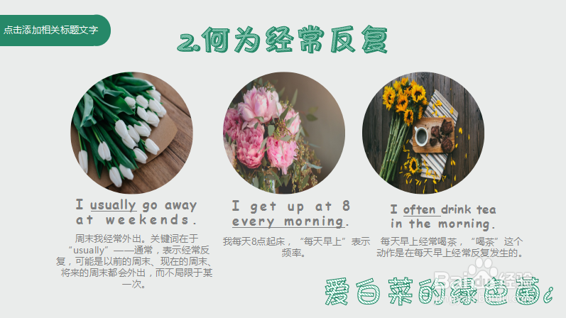 一般现在时在定义上怎么区别？