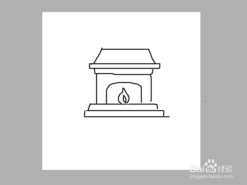 qq红包壁炉怎么画