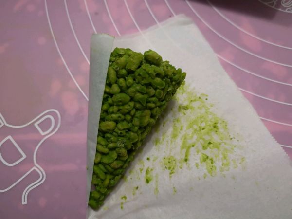 抹茶卜卜米圣诞树#令人羡慕的圣诞大餐#