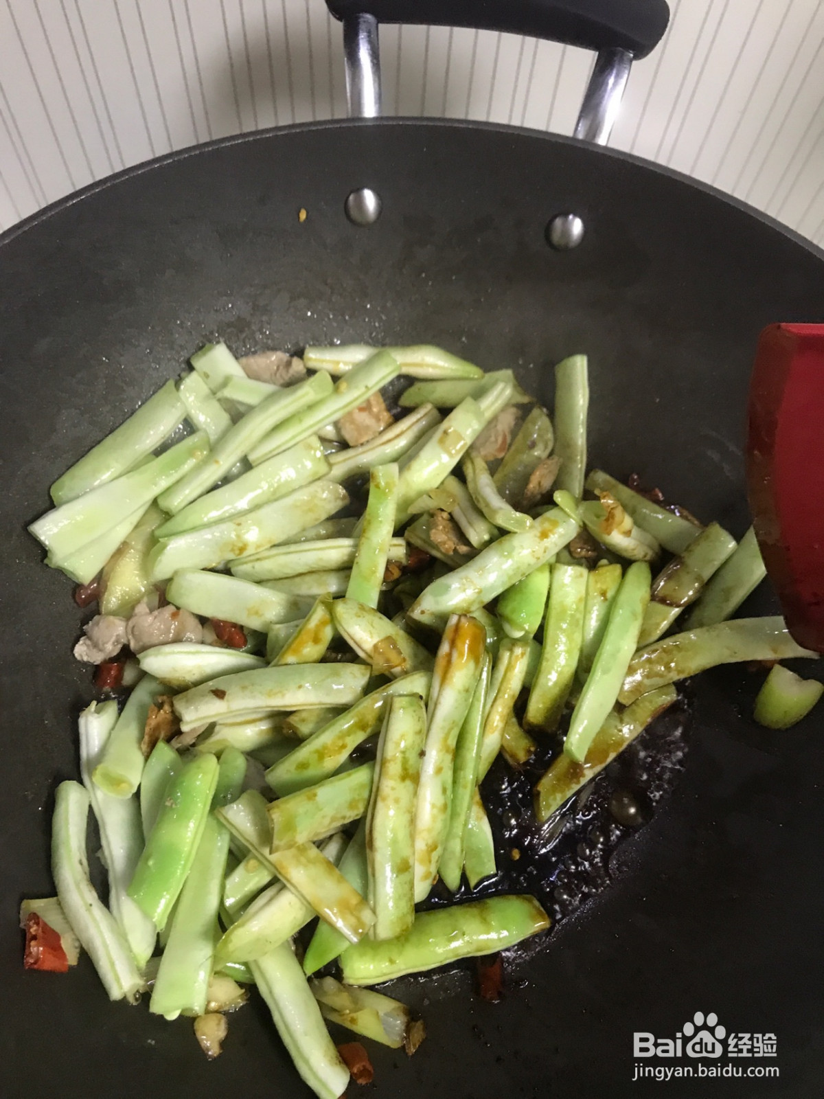 豆角焖面的做法
