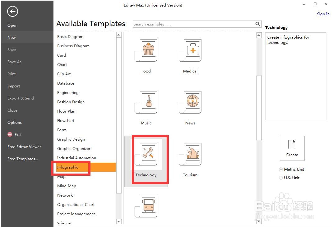 怎样在Edraw Max中创建蓝牙图