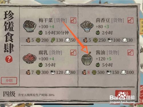 江南百景图酱油如何获得