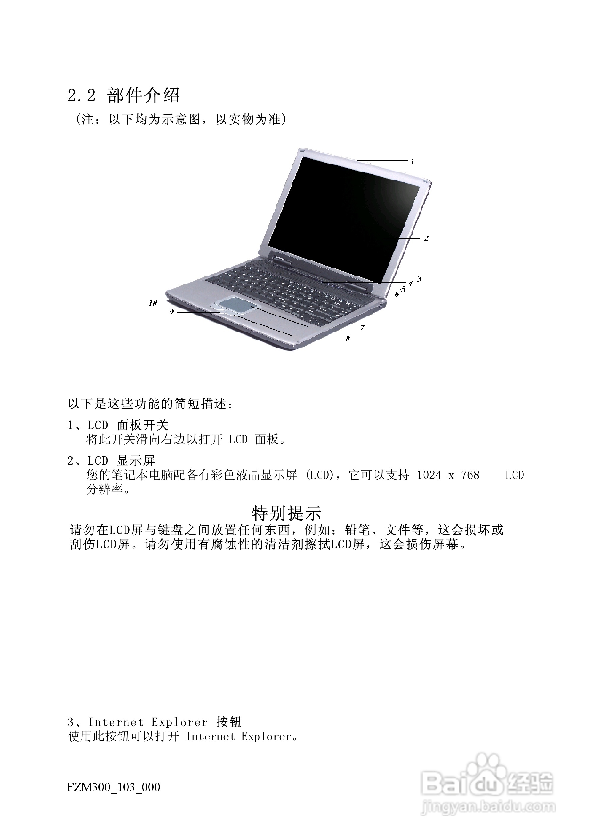 方正M300笔记本电脑使用说明书:[2]