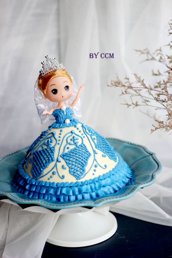 青花瓷复古娃娃蛋糕