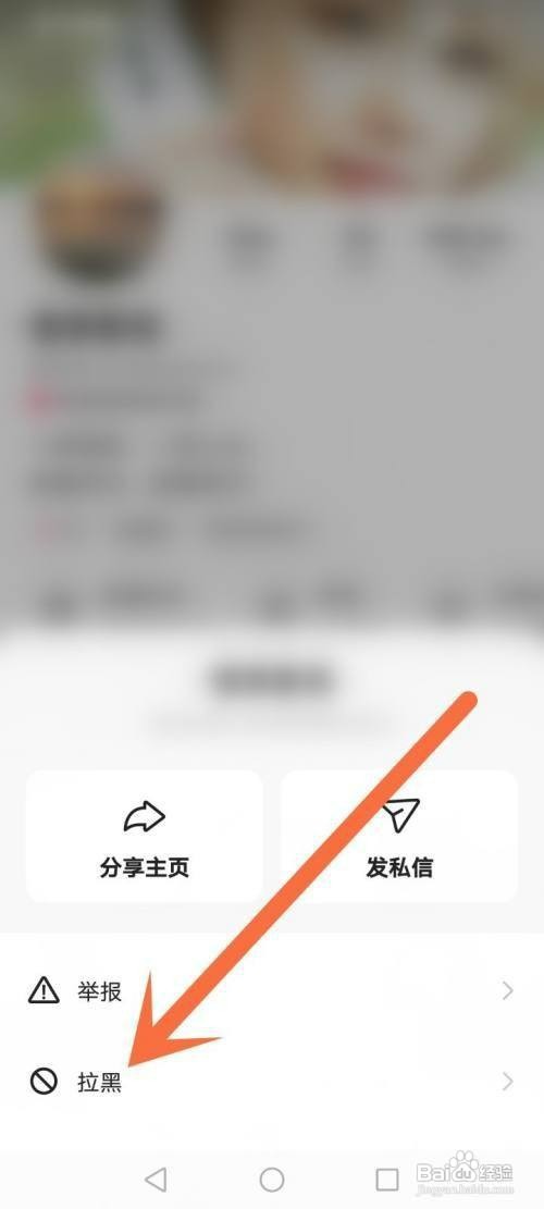 快手app用户如何操作才能拉黑