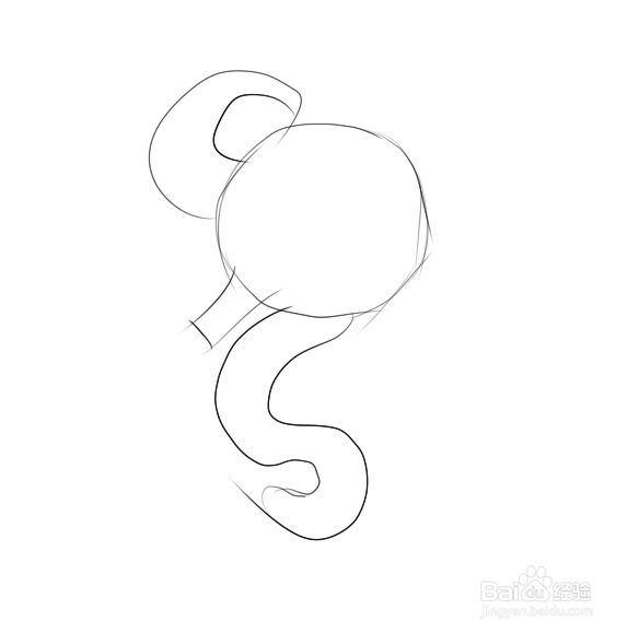 简笔画--Q版海马的画法