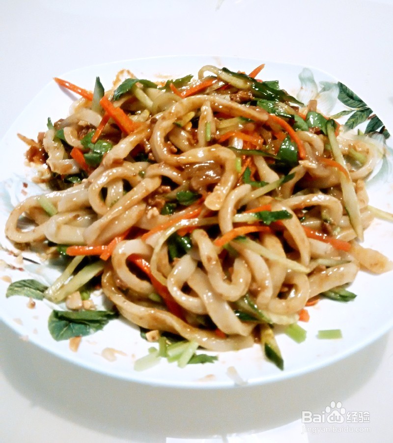 手擀面的制作方法（4--5个人的量）