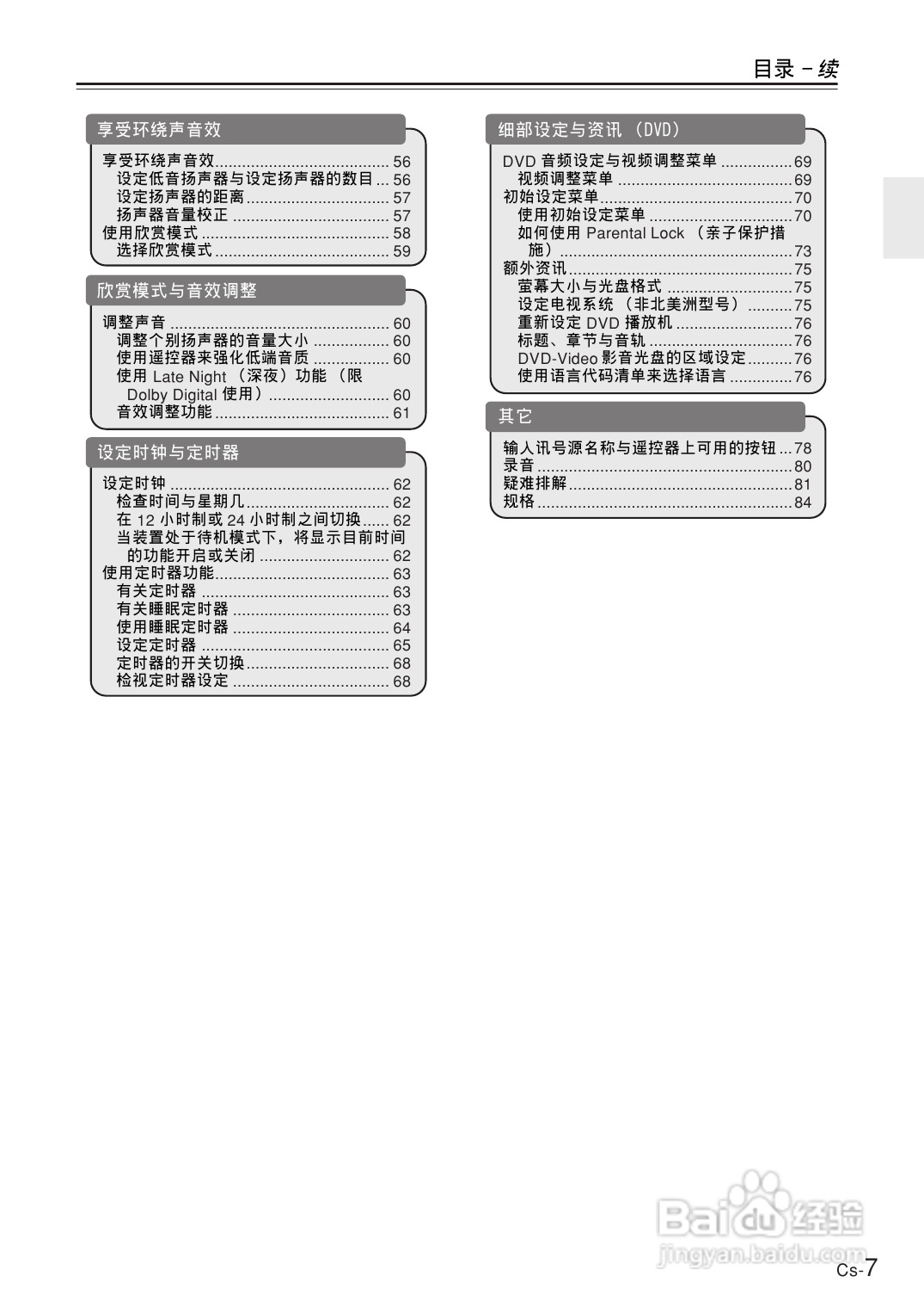 ONKYO DR-UN7DVD接收机说明书:[1]