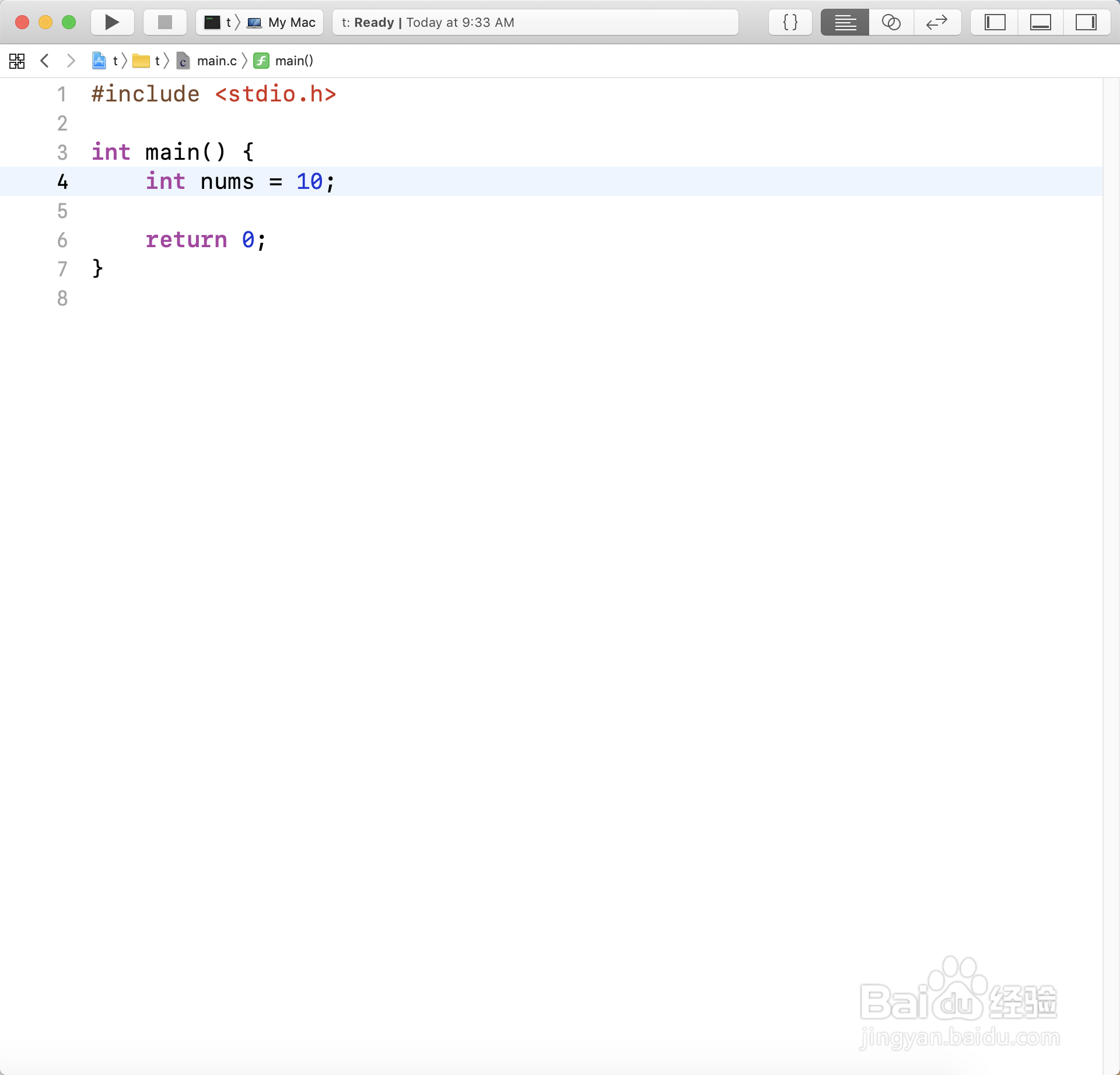如何使用c语言的while循环