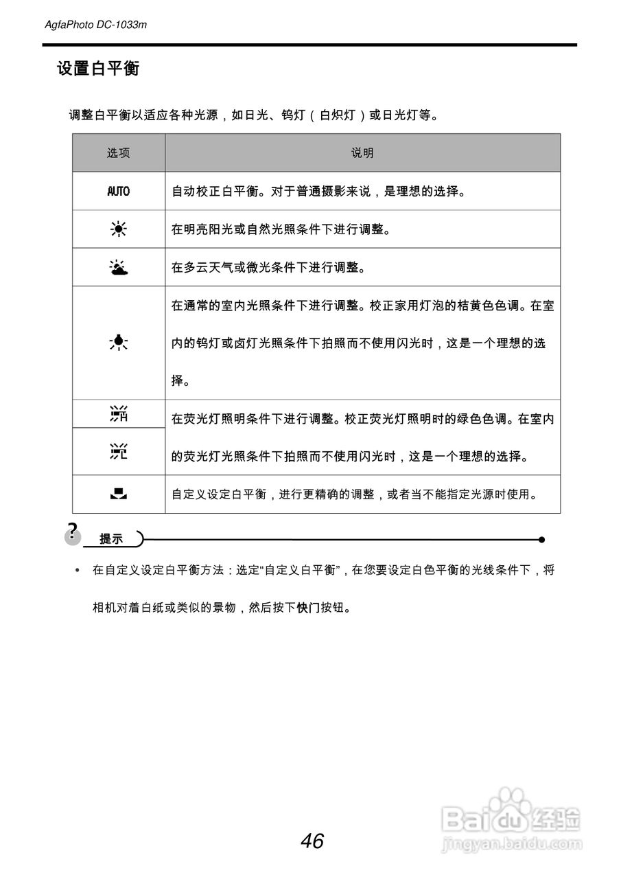 爱克发AgfaPhoto DC-1033m数码相机使用说明书:[6]