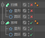 C4D生成器中扫描与放样的区别