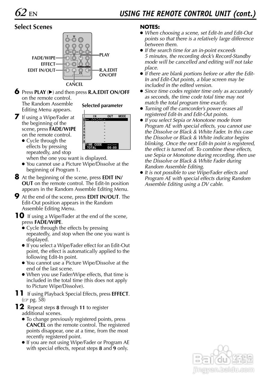 JVC GR-DV4000摄像机说明书:[7]