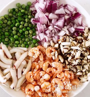 海鲜芝士焗饭的做法