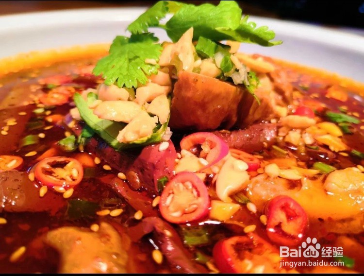 肥肠血旺的做法