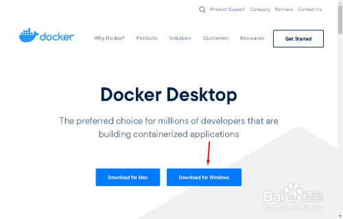 win10 如何获得 Docker for windows
