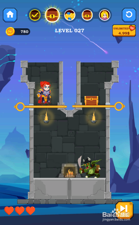 Hero Rescue Online的LEVEL 027如何通关?