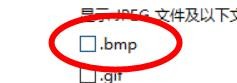 Picasa3文件类型.bmp如何关闭显示