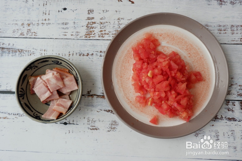 培根鲜虾番茄意面制作方法
