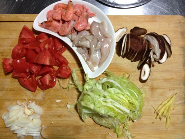 北极虾珍珠疙瘩汤