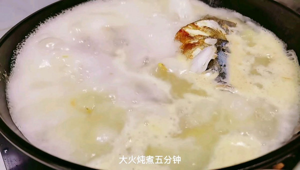 奶白雄鱼鱼头汤