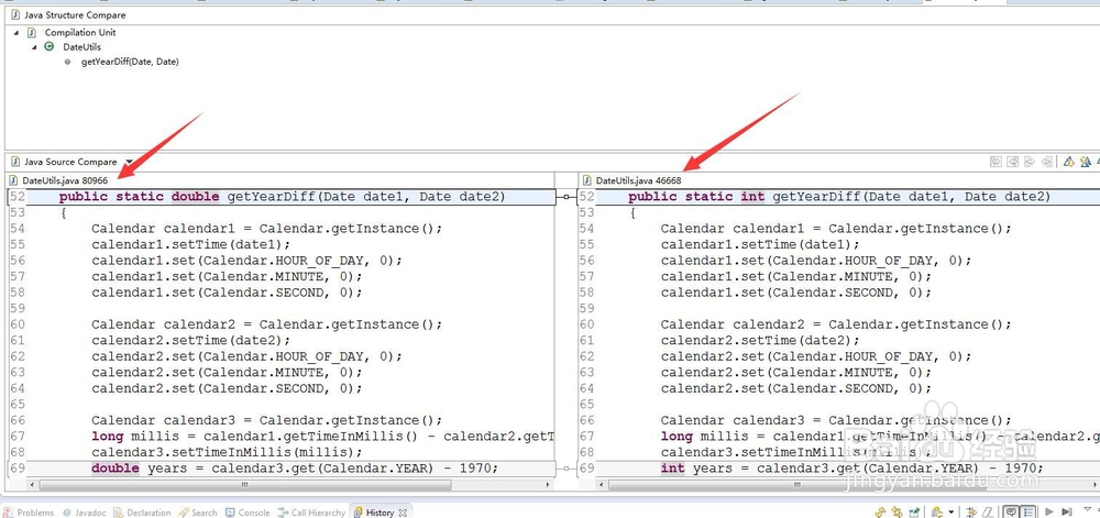 如何比较svn中历史版本中的代码差异