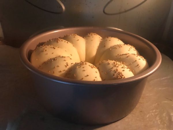 花环糯米早餐包