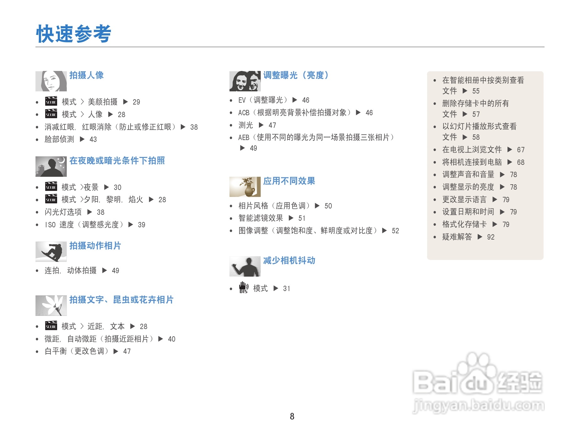 三星ST67数码相机使用说明书:[1]