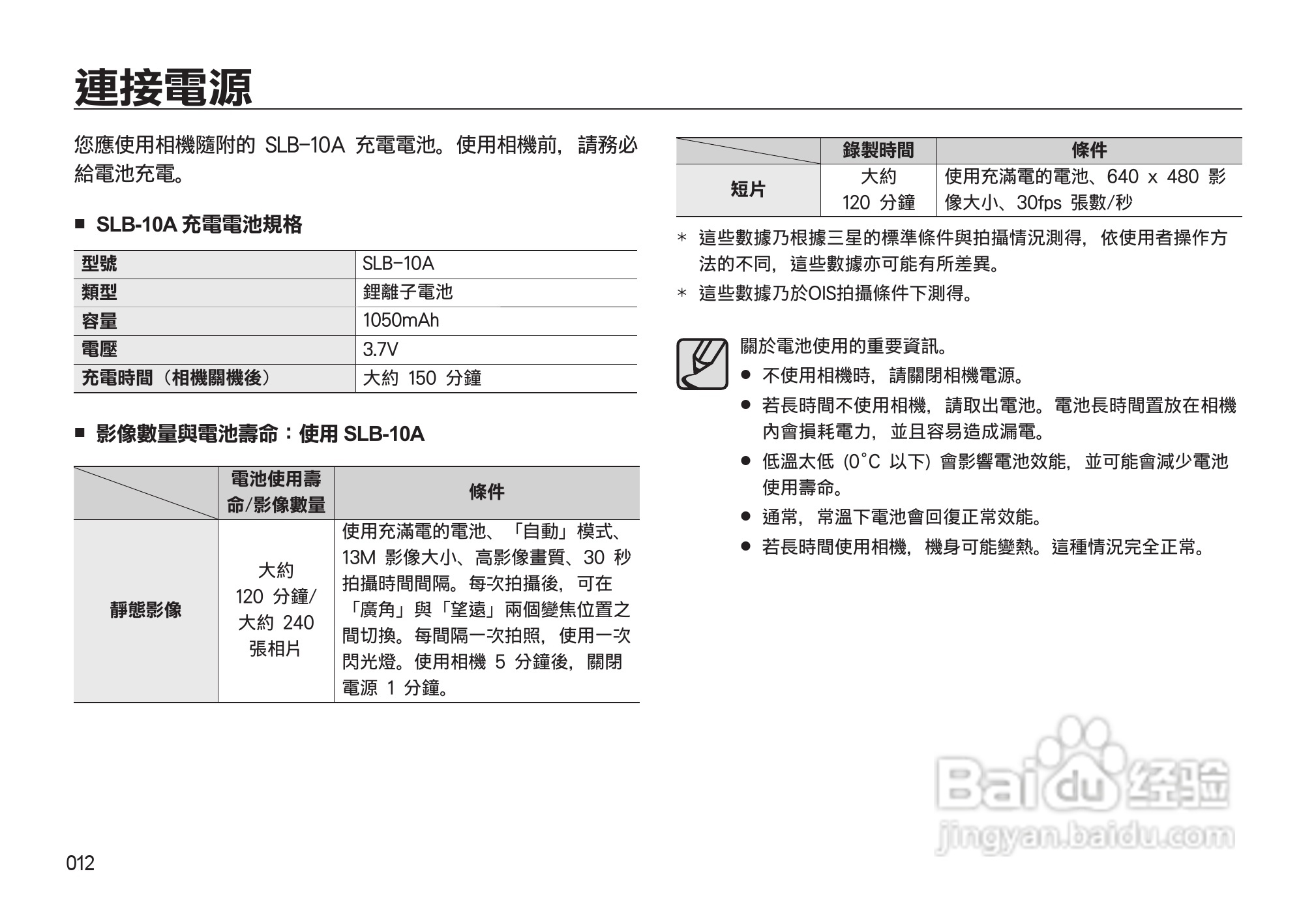 三星L310W数码相机使用说明书:[2]