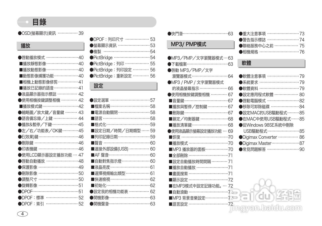 三星NV3数码相机使用说明书:[1]