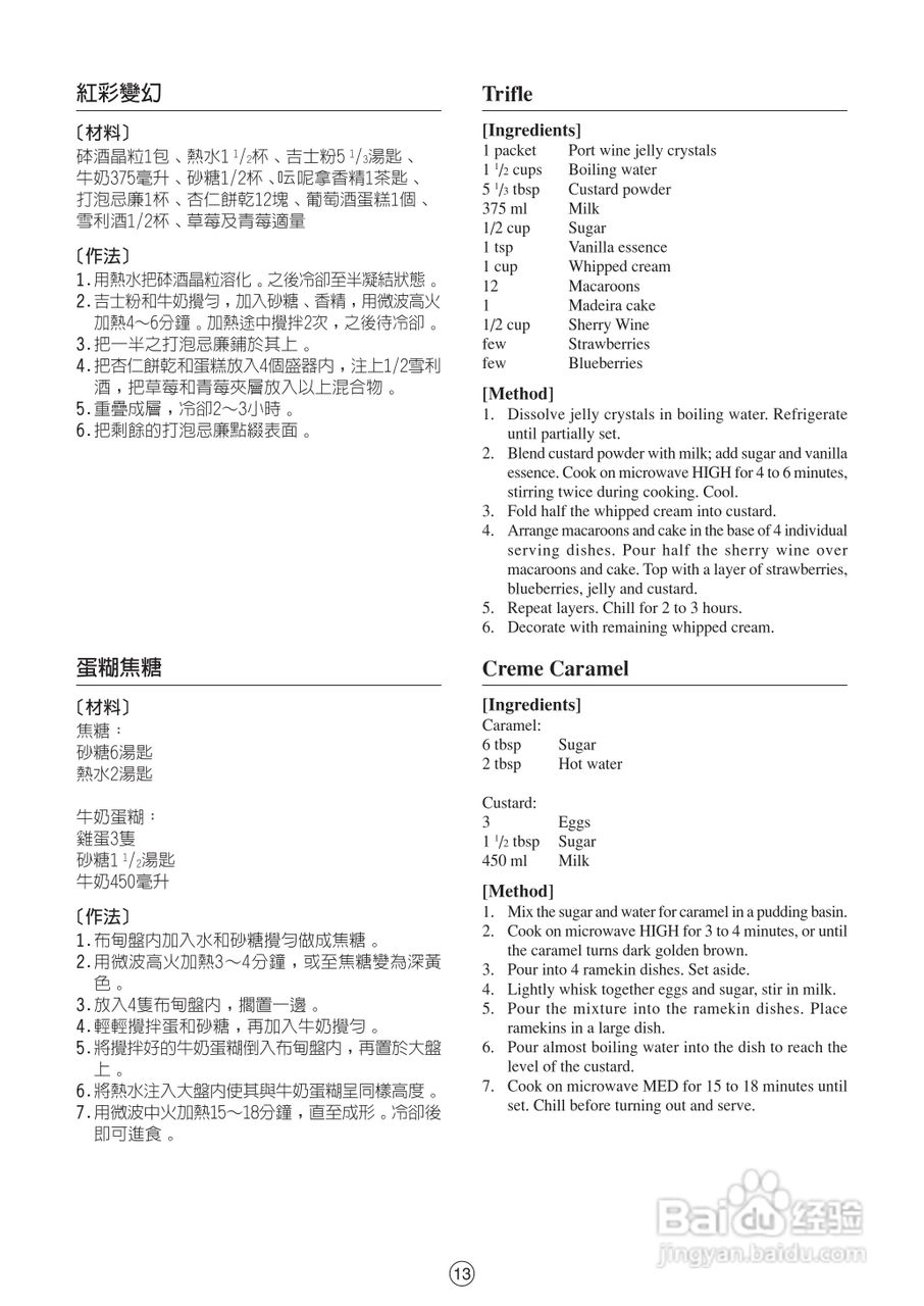 声宝R-222H型微波炉说明书:[2]
