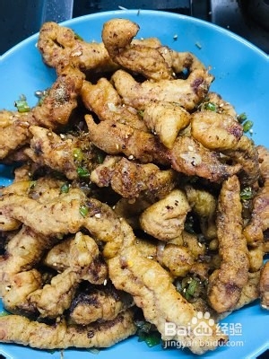 椒盐里脊的做法