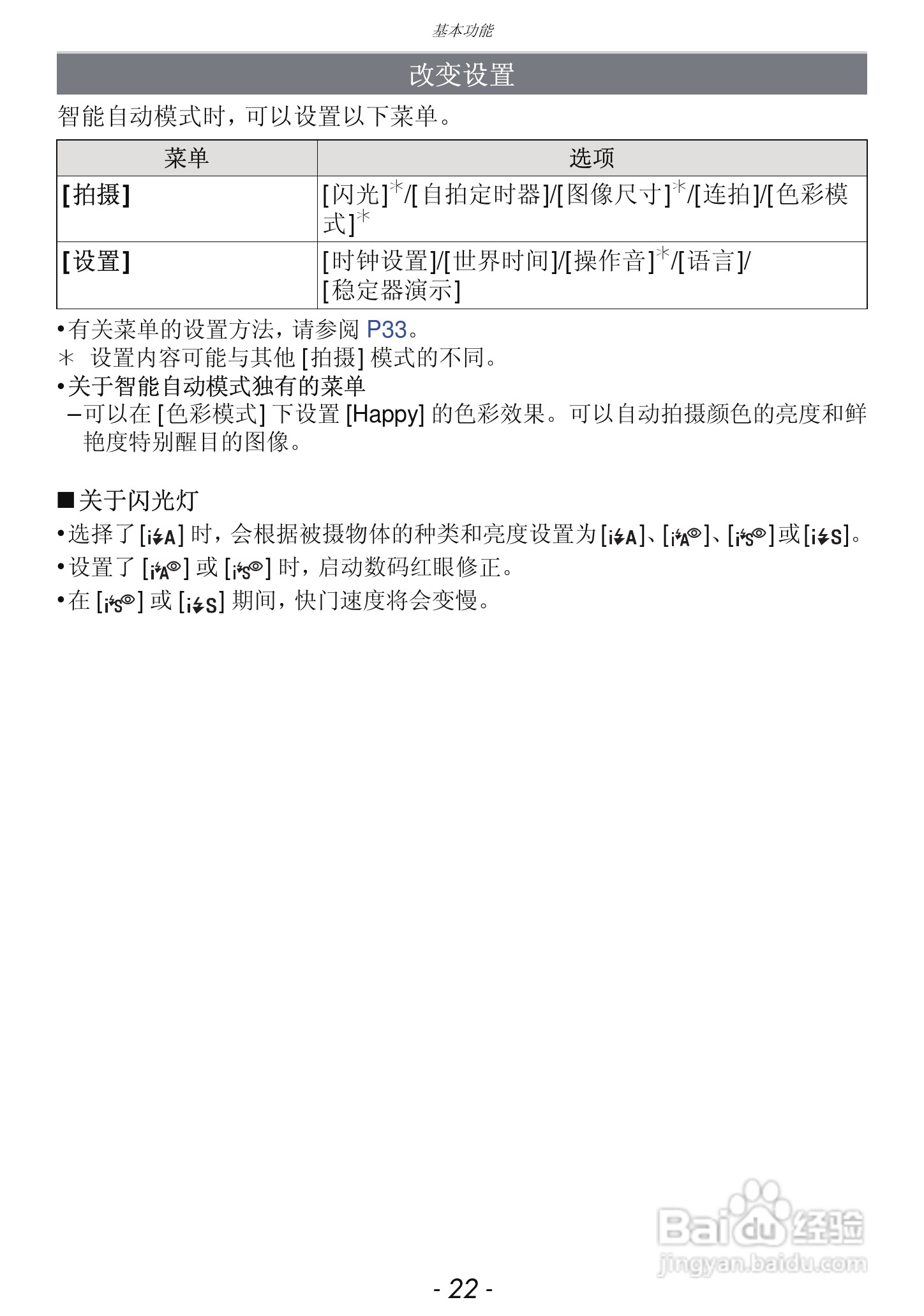 松下DMC-FH7GK数码相机使用说明书:[3]