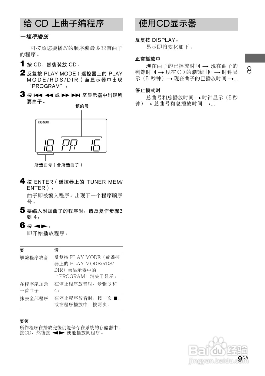 索尼CMT-EP50迷你组合音响使用说明书:[2]
