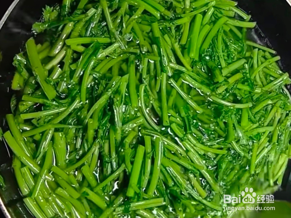 清炒茼蒿的教程