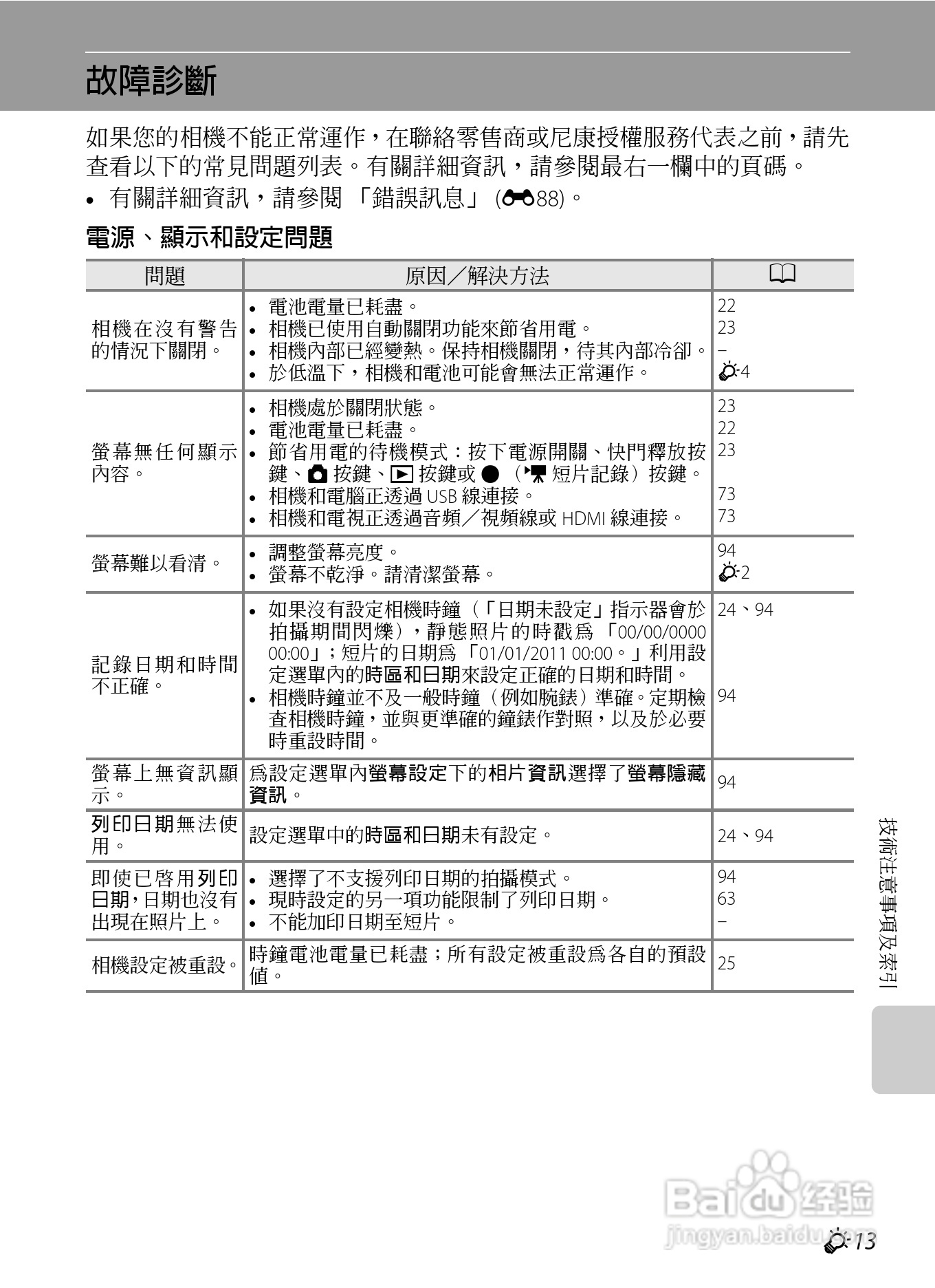 尼康COOLPIX AW100数码相机使用说明书:[23]