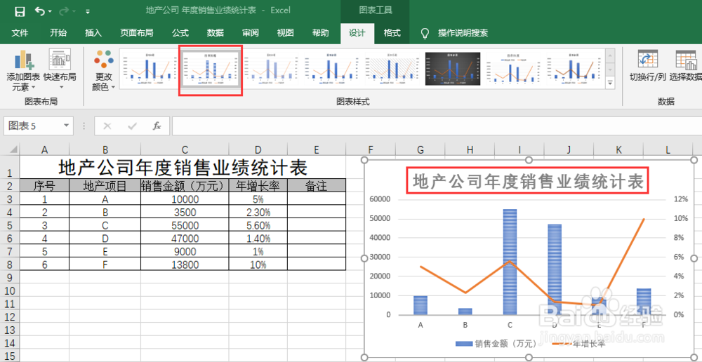 手把手教你在excel中插入组合图