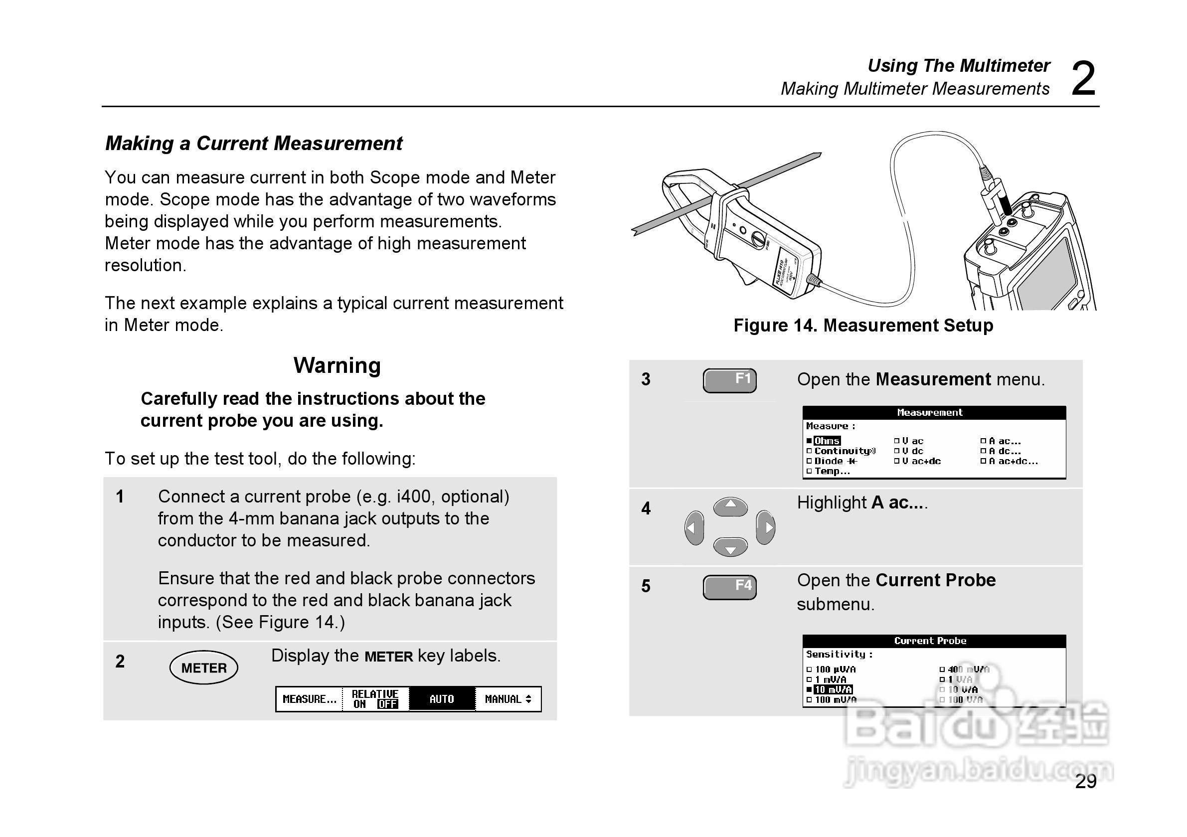 福禄克Fluke 225C彩色示波表使用说明书:[4]