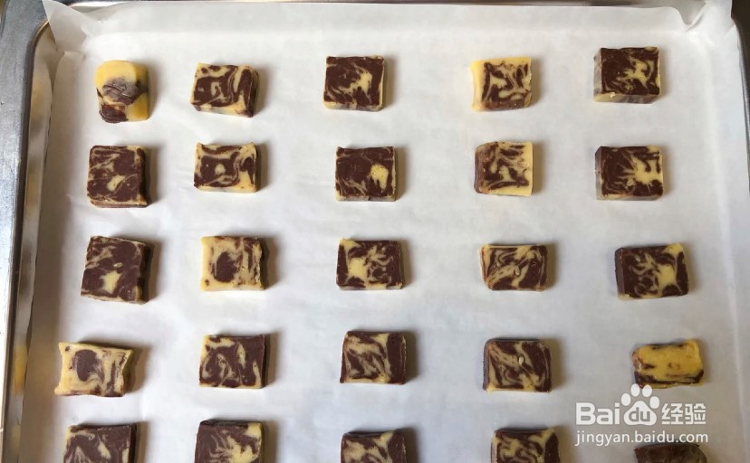 怎么样做漂亮的大理石曲奇饼干呢？